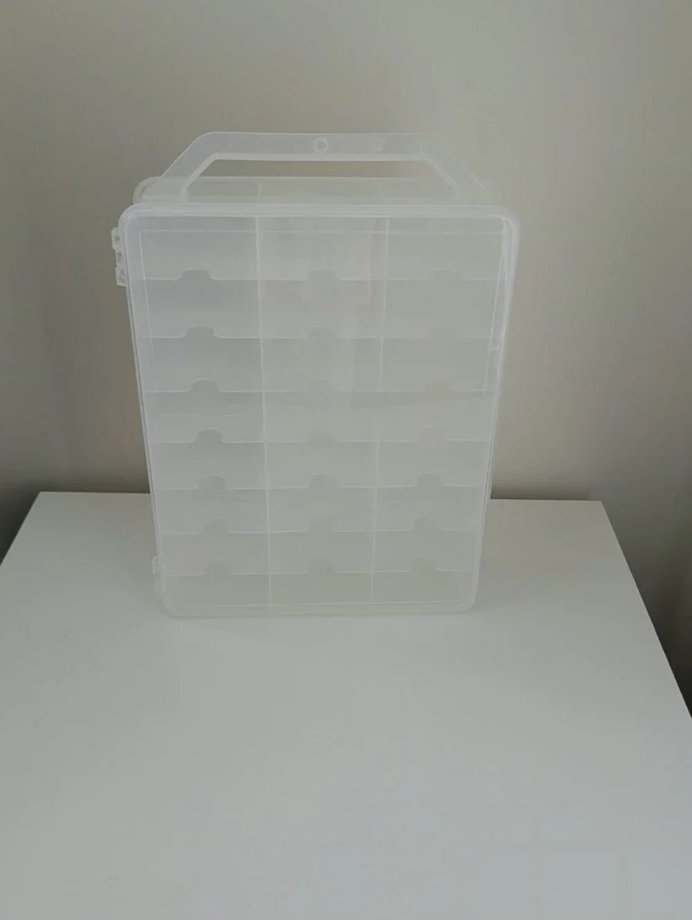 Clear Storage Case with Custom 3D-Printed Hot Wheels Emblem